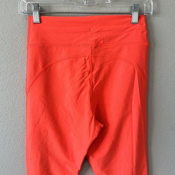 White Fox Orange High Waisted Leggings/Joggers Medium - Picture 6 of 14